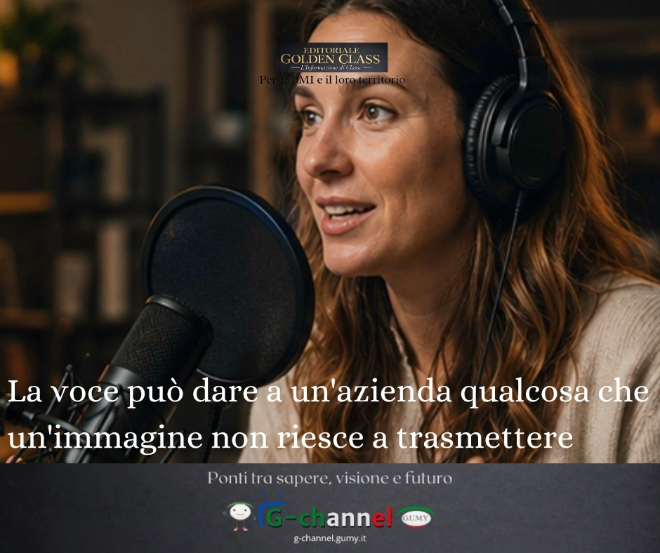 La voce può dare a un'azienda qualcosa che un'immagine non riesce a trasmettere